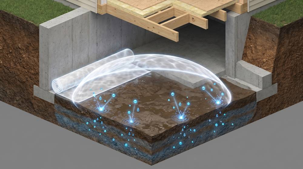 Traitement anti-radon